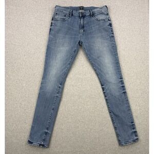 PRPS Jeans Mens 36x33 Blue Denim Windsor Skinny Stretch 5 Pocket Tapered Casual